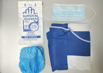 Doctor 	Sterile Surgical Packs , Surgeon Gown Pack with Face Mask