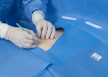 Customized Size Sterile Surgical Drapes Perineum Surgery Drapes U Split