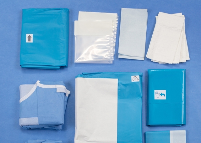 Laparoscopy Abdominal Medical Procedure Packs Disposable Sterile Surgical Drapes