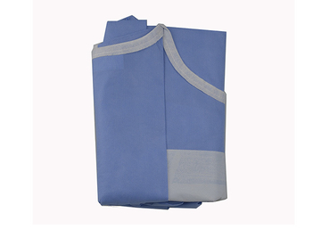 Sterile Waterproof Breathable 65gsm SMS Medical Gown