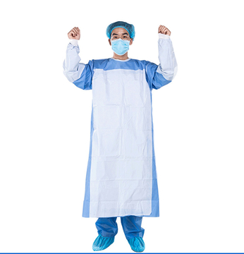 Sterilization Blue EO SMS Disposable Surgical Gown