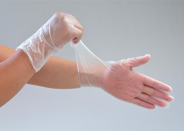 XL XXL Latex Free Disposable Hand Gloves PVC Food Safe Vinyl Gloves