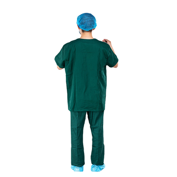 Hospital Operating Room Short Sleeve Unisex Medical Scrub Suits