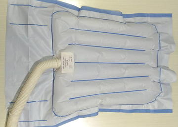Low Body Patient Warming Blanket , Blue And White Emergency Hospital Heated Blanket