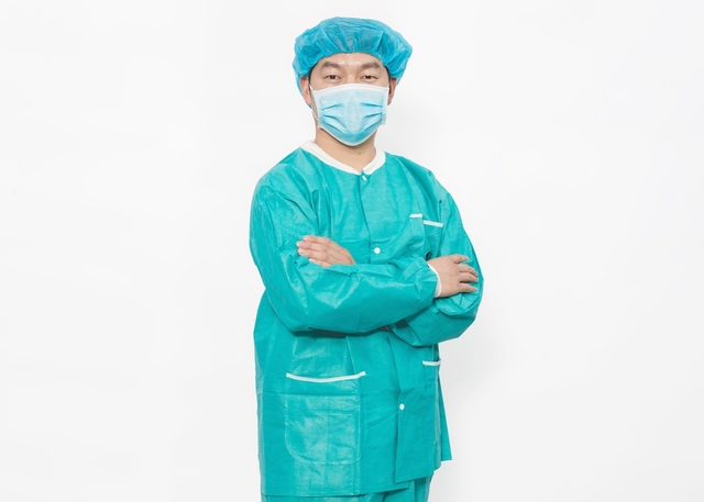 Hospital Sterile Disposable Surgical Scrub Suit Clothing Patient Gown